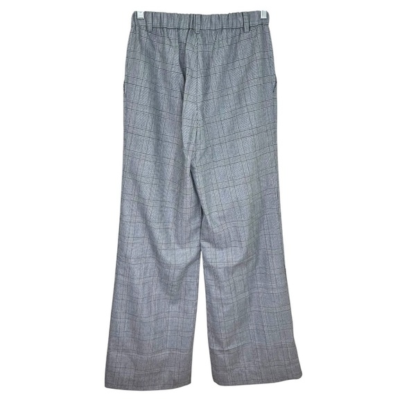 CAMI NYC- NWT, Women’s ‘Oriane’ Pant, Plaid, Flare Wide-Leg - Black/White, Small - Picture 11 of 13